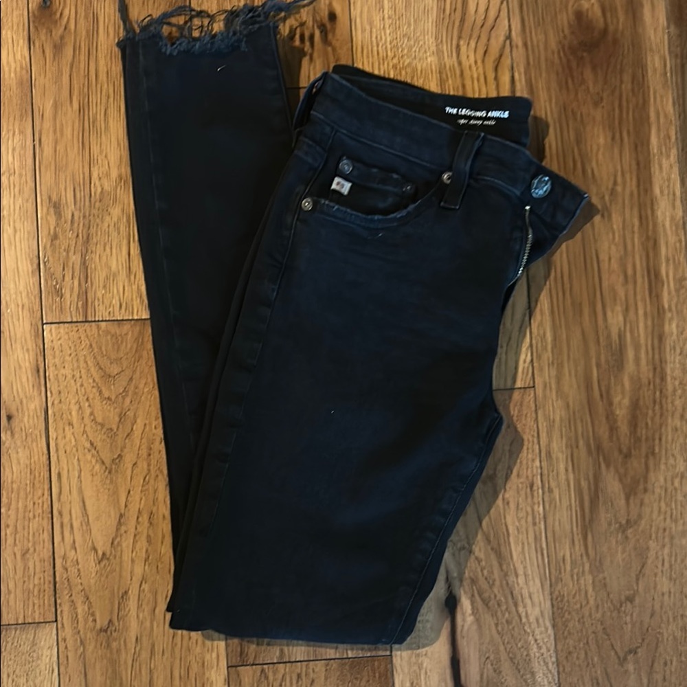 AG Adriano Goldschmied Midnight Black Skinny Jeans